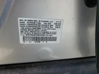 2014 Acura MDX Advance with VIN 5FRYD4H87EB024392, listed as a Copart auction lot 50123185 with 107,802 mi miles and Salvage Title. Bid and sale history available at DreamBid. Image 12.