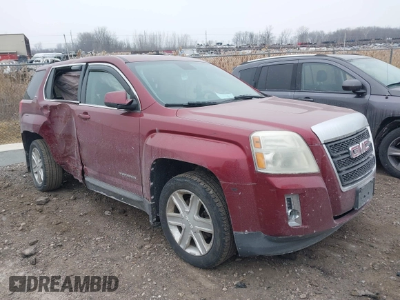 2012 GMC Terrain SLE-2 with VIN 2GKFLTE58C6249265, listed as a IAAI auction lot 41273345 with 142,675 mi miles. Bid and sale history available at carsss.com. Image 1.