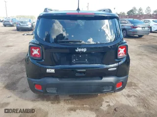 2018 Jeep Renegade Latitude with VIN ZACCJABB8JPH49994, listed as a IAAI auction lot 40728670 with 99,111 mi miles. Bid and sale history available at carsss.com. Image 16.
