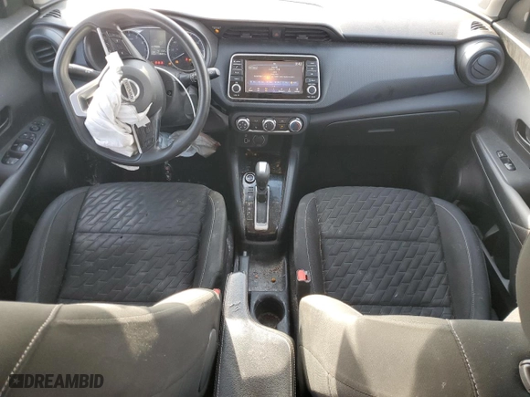 2021 Nissan Kicks S with VIN 3N1CP5BVXML496225, listed as a Copart auction lot 46802765 with 43,885 mi miles and Salvage Title. Bid and sale history available at carsss.com. Image 8.