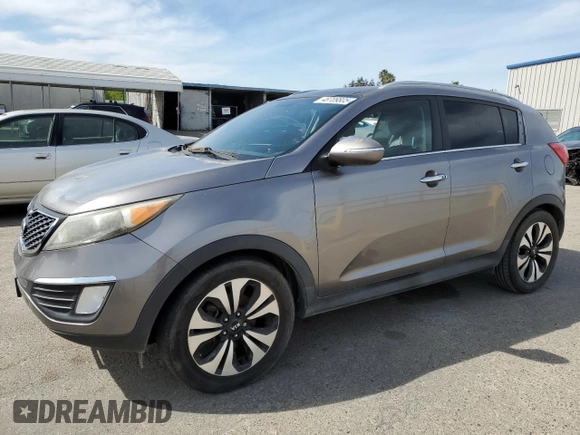 2012 Kia Sportage SX with VIN KNDPC3A63C7346792, listed as a Copart auction lot 48709805 with 114,886 mi miles and Clean title. Bid and sale history available at DreamBid. Image 1.