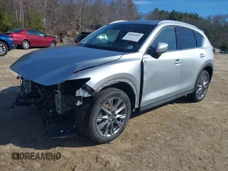 2021 Mazda CX-5 Grand Touring Reserve with VIN JM3KFBAY5M0472988, listed as a IAAI auction lot 41897855 with 27,318 mi miles. Bid and sale history available at carsss.com. Image 19.