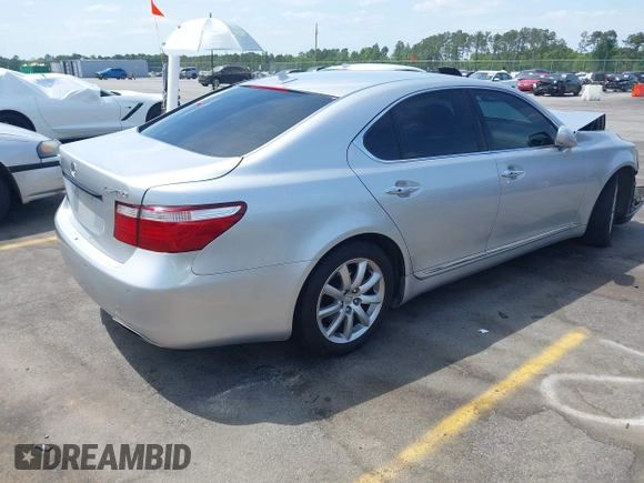 2008 Lexus LS 460 with VIN JTHBL46FX85061520, listed as a IAAI auction lot 42081510 with 225,026 mi miles and . Bid and sale history available at DreamBid. Image 4.