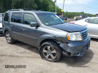 2013 Honda Pilot EX-L with VIN 5FNYF4H50DB034939, listed as a IAAI auction lot 42600714 with 128,927 mi miles and . Bid and sale history available at DreamBid. Image 1.
