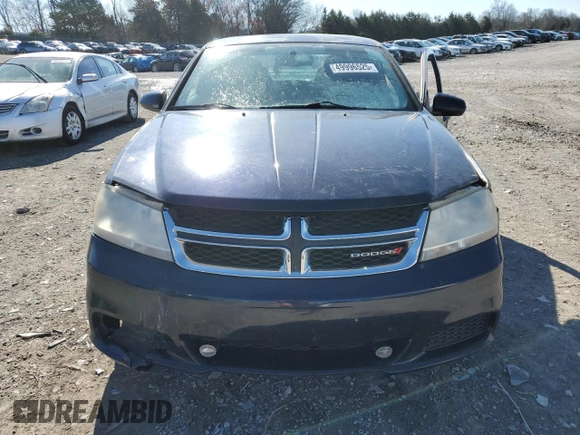 2012 Dodge Avenger SXT with VIN 1C3CDZCB9CN313689, listed as a Copart auction lot 49996525 with 190,775 mi miles and Clean Title. Bid and sale history available at carsss.com. Image 5.