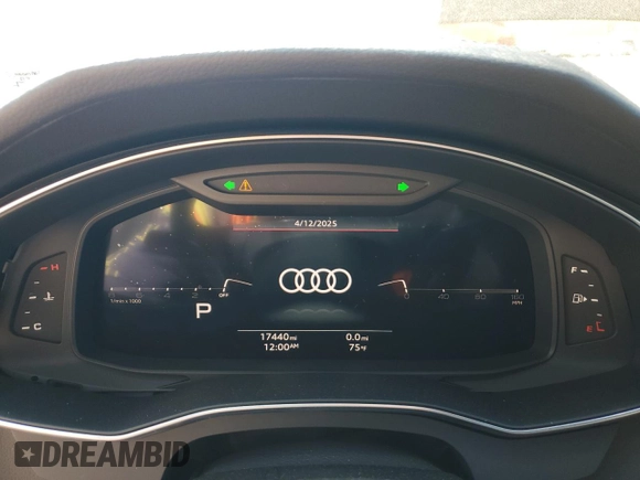 2024 Audi A6 Premium Plus with VIN WAUE3BF20RN042781, listed as a Copart auction lot 54165785 with 17,440 mi miles and Salvage Title. Bid and sale history available at DreamBid. Image 9.
