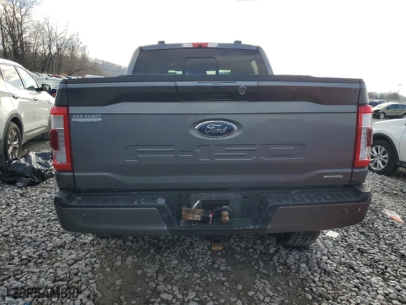 2022 Ford F-150 XL with VIN 1FTFW1E85NKD39653, listed as a Copart auction lot 84929354 with 0 mi miles and Salvage Title. Bid and sale history available at carsss.com. Image 6.
