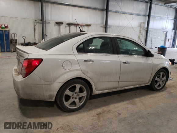 2014 Chevrolet Sonic LTZ with VIN 1G1JE5SB8E4217967, listed as a Copart auction lot 47609215 with 152,322 mi miles and Salvage Title. Bid and sale history available at carsss.com. Image 3.