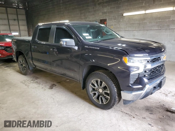 2023 Chevrolet Silverado 1500 LT with VIN 3GCPDKEKXPG112870, listed as a Copart auction lot 48990845 with 18,290 mi miles and Salvage Title. Bid and sale history available at carsss.com. Image 4.
