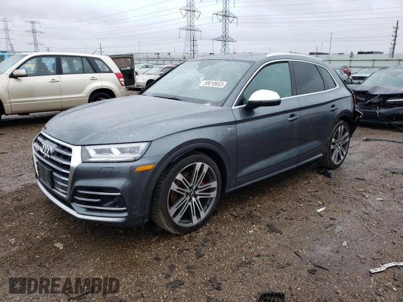 2018 Audi SQ5 Prestige with VIN WA1C4AFY1J2240985, listed as a Copart auction lot 50610653 with 86,686 mi miles. Bid and sale history available at carsss.com. Image 1.