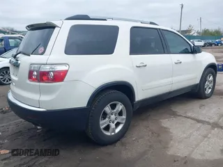 2011 GMC Acadia SL with VIN 1GKKRNEDXBJ170049, listed as a IAAI auction lot 41865623 with 126,862 mi miles and . Bid and sale history available at carsss.com. Image 4.