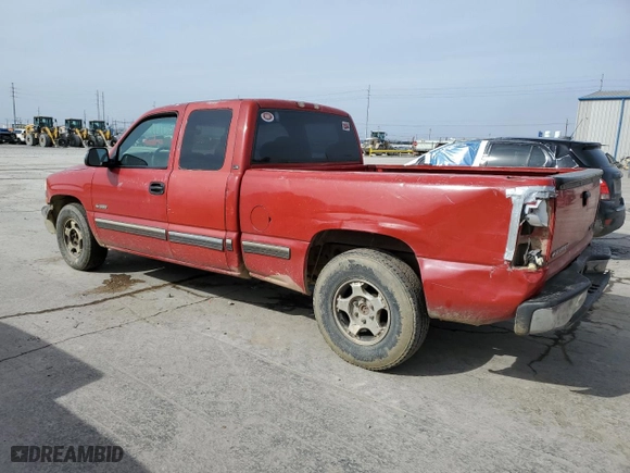 2001 Chevrolet Silverado 1500 LS with VIN 2GCEC19T211348811, listed as a Copart auction lot 45235035 with 264,746 mi miles and Salvage Title. Bid and sale history available at carsss.com. Image 2.