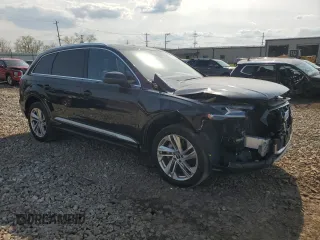 2021 Audi Q7 Premium Plus with VIN WA1LJAF79MD029476, listed as a Copart auction lot 54449405 with 57,876 mi miles and Salvage title. Bid and sale history available at DreamBid. Image 4.