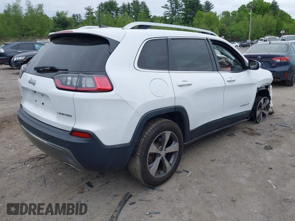2019 Jeep Cherokee Limited z VIN 1C4PJMDN1KD251257, wystawiony jako IAAI lot #42315288 z przebiegiem 82 810 mil mil oraz . Historia ofert i sprzedaży dostępna na DreamBid. Obrazek 4.