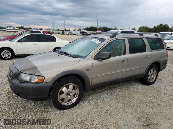 2004 Volvo V70 XC70 with VIN YV1SZ59H341127307, listed as a Copart auction lot 74380104 with 0 mi miles and Salvage Title. Bid and sale history available at carsss.com. Image 1.