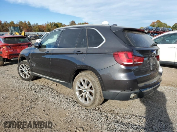 2015 BMW X5 xDrive35i with VIN 5UXKR0C52F0K52569, listed as a Copart auction lot 76691114 with 150,286 mi miles and Salvage Title. Bid and sale history available at carsss.com. Image 2.