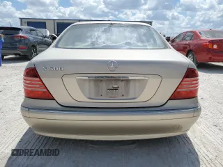 2004 Mercedes-Benz S-Class 5.0L with VIN WDBNG75JX4A420200, listed as a Copart auction lot 69535384 with 0 mi miles and Clean Title. Bid and sale history available at carsss.com. Image 6.