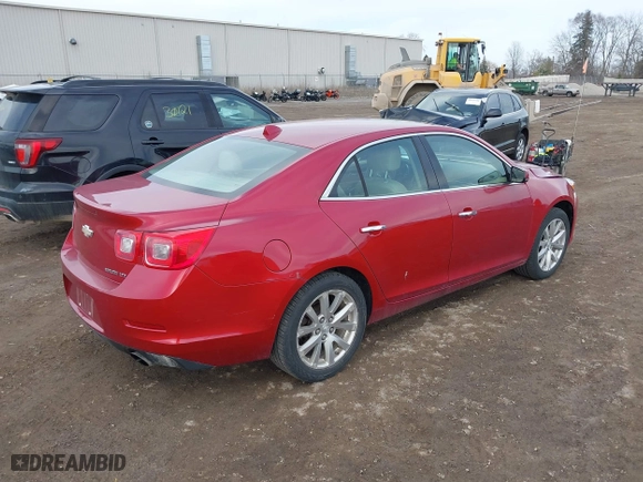 2013 Chevrolet Malibu LTZ with VIN 1G11H5SA4DF297978, listed as a IAAI auction lot 41837133 with 147,738 mi miles. Bid and sale history available at carsss.com. Image 4.