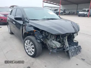 2019 Nissan Sentra SV with VIN 3N1AB7AP1KL627916, listed as a IAAI auction lot 41934559 with 97,669 mi miles and . Bid and sale history available at DreamBid. Image 1.