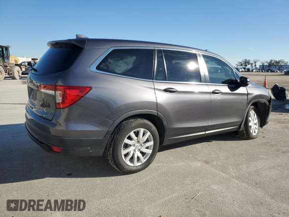 2019 Honda Pilot LX with VIN 5FNYF5H11KB019608, listed as a Copart auction lot 42678425 with 29,148 mi miles and Salvage Title. Bid and sale history available at DreamBid. Image 3.
