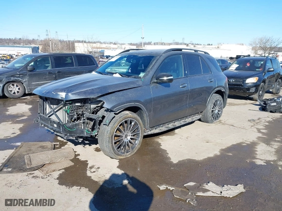 2022 Mercedes-Benz GLE with VIN 4JGFB4KB6NA709829, listed as a IAAI auction lot 41359856 with 1 mi miles. Bid and sale history available at carsss.com. Image 18.