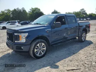 2018 Ford F-150 XL z VIN 1FTEW1E54JFE34578, wystawiony jako Copart lot #64042725 z przebiegiem 120 397 mil mil oraz Szkoda całkowita • Salvage title. Historia ofert i sprzedaży dostępna na DreamBid. Obrazek 1.