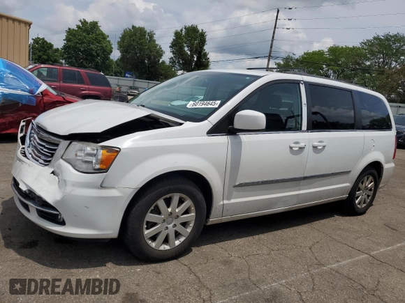 2014 Chrysler Town & Country Touring z VIN 2C4RC1BG0ER404444, wystawiony jako Copart lot #60194645 z przebiegiem 136 826 mil mil oraz Szkoda całkowita • Salvage title. Historia ofert i sprzedaży dostępna na DreamBid. Obrazek 1.
