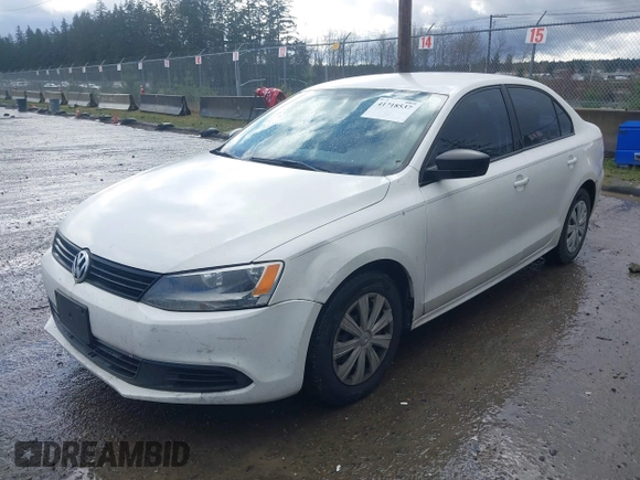 2011 Volkswagen Jetta Sedan S with VIN 3VW2K7AJ3BM392763, listed as a IAAI auction lot 41718537 with 157,659 mi miles. Bid and sale history available at carsss.com. Image 2.