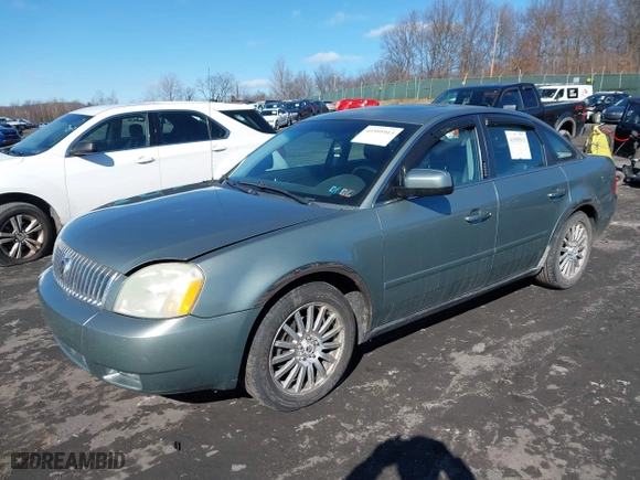 2005 Mercury Montego Premier with VIN 1MEFM42165G618285, listed as a IAAI auction lot 41595913 with 127,811 mi miles. Bid and sale history available at carsss.com. Image 17.