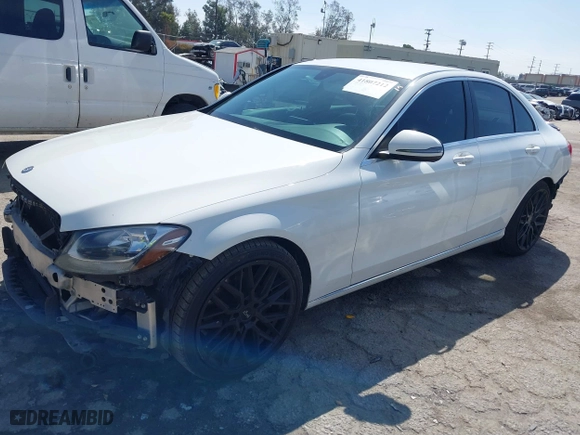 2017 Mercedes-Benz C-Class C 300 with VIN 55SWF4JB9HU216666, listed as a IAAI auction lot 41807212 with 141,012 mi miles. Bid and sale history available at carsss.com. Image 18.