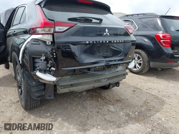 2024 Mitsubishi Eclipse Cross SE with VIN JA4ATWAA9RZ077782, listed as a IAAI auction lot 42136122 with 19,151 mi miles and . Bid and sale history available at DreamBid. Image 6.