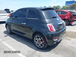 2012 FIAT 500 Sport z VIN 3C3CFFBR2CT270465, wystawiony jako IAAI lot #42334564 z przebiegiem 156 469 mil mil oraz . Historia ofert i sprzedaży dostępna na DreamBid. Obrazek 3.