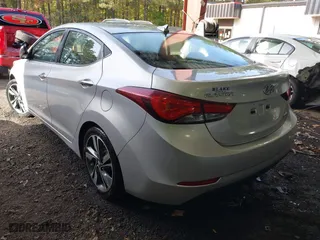 2014 Hyundai Elantra SE with VIN KMHDH4AE4EU165055, listed as a IAAI auction lot 40819849 with 127,536 mi miles. Bid and sale history available at carsss.com. Image 3.