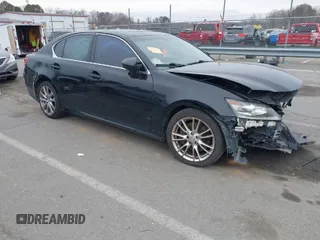 2015 Lexus GS 350 with VIN JTHBE1BL3FA015536, listed as a IAAI auction lot 41386306 with 230,318 mi miles. Bid and sale history available at carsss.com. Image 1.