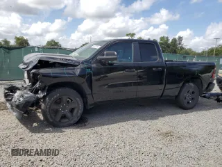 2023 Ram 1500 Big Horn with VIN 1C6SRFBT6PN514870, listed as a Copart auction lot 66008964 with 22,253 mi miles and Salvage Title. Bid and sale history available at carsss.com. Image 1.