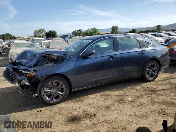 2024 Honda Accord EX-L with VIN 1HGCY2F61RA057149, listed as a Copart auction lot 54363045 with 2,959 mi miles and Salvage title. Bid and sale history available at DreamBid. Image 1.