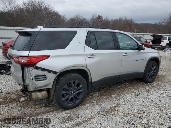 2021 Chevrolet Traverse RS with VIN 1GNERJKW7MJ244531, listed as a Copart auction lot 86111074 with 72,342 mi miles and Salvage Title. Bid and sale history available at carsss.com. Image 3.