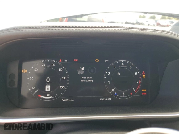 2021 Land Rover Range Rover with VIN SALGR2SUXMA427503, listed as a Copart auction lot 70847404 with 48,501 mi miles and Salvage title. Bid and sale history available at DreamBid. Image 9.