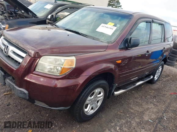 2007 Honda Pilot LX with VIN 5FNYF18127B031444, listed as a IAAI auction lot 41946281 with 169,794 mi miles and . Bid and sale history available at DreamBid. Image 17.