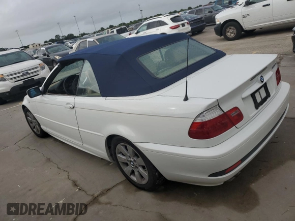 2005 BMW 3 Series 325Ci with VIN WBABW334X5PL37410, listed as a Copart auction lot 74379214 with 8,807 mi miles and Salvage Title. Bid and sale history available at carsss.com. Image 2.