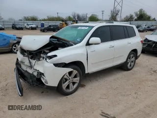 2011 Toyota Highlander Limited with VIN 5TDYK3EH9BS036234, listed as a Copart auction lot 50971435 with 118,550 mi miles and Salvage title. Bid and sale history available at DreamBid. Image 1.