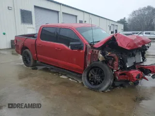 2024 Ford F-150 XLT with VIN 1FTFW3L81RFB84869, listed as a Copart auction lot 44618435 with Not Provided miles and Salvage Title. Bid and sale history available at DreamBid. Image 4.