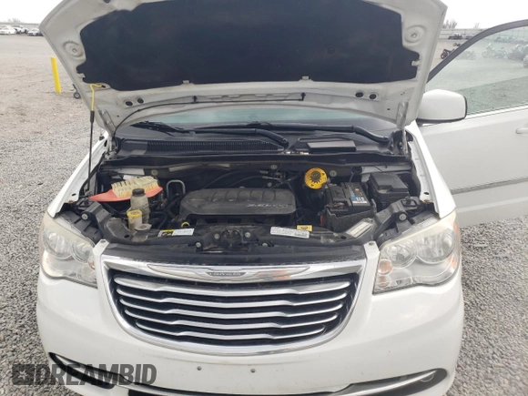 2014 Chrysler Town & Country Touring with VIN 2C4RC1BG9ER157859, listed as a Copart auction lot 53154205 with 164,230 mi miles and Salvage Title. Bid and sale history available at carsss.com. Image 12.