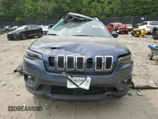 2021 Jeep Cherokee Altitude with VIN 1C4PJMLBXMD210491, listed as a Copart auction lot 55198793 with 13,752 mi miles and Salvage Title. Bid and sale history available at carsss.com. Image 5.