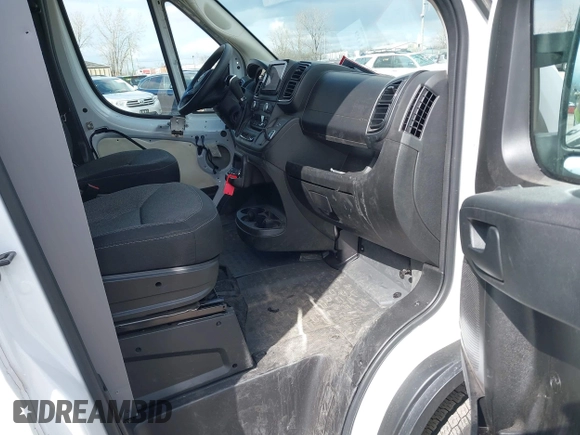 2023 Ram ProMaster Cargo with VIN 3C6LRVDG9PE603061, listed as a IAAI auction lot 41978109 with 12,921 mi miles. Bid and sale history available at carsss.com. Image 5.