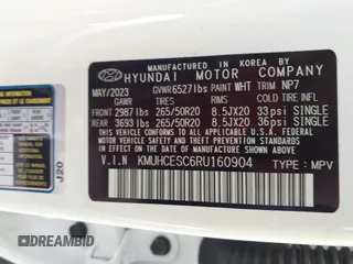 2024 Genesis GV80 z VIN KMUHCESC6RU160904, wystawiony jako IAAI lot #40675389 z przebiegiem 6 984 mil mil oraz . Historia ofert i sprzedaży dostępna na DreamBid. Obrazek 9.