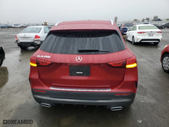 2021 Mercedes-Benz GLA with VIN W1N4N4GB1MJ211332, listed as a Copart auction lot 81512944 with 48,588 mi miles and Salvage Title. Bid and sale history available at carsss.com. Image 6.