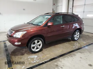 2008 Lexus RX with VIN JTJHK31U682033582, listed as a Copart auction lot 53038175 with 230,948 mi miles and Salvage Title. Bid and sale history available at carsss.com. Image 1.