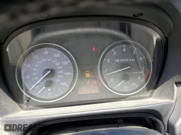 2012 BMW 3 Series 335is with VIN WBAKG1C55CJ217041, listed as a Copart auction lot 54492065 with 160,018 mi miles and Salvage title. Bid and sale history available at DreamBid. Image 9.