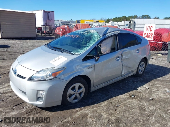 2011 Toyota Prius I with VIN JTDKN3DU5B0289274, listed as a IAAI auction lot 40934391 with 98,154 mi miles. Bid and sale history available at carsss.com. Image 18.